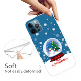 EIDERWOOD iPhone 16 Pro Max Skal Flexibel Plast - Jul-tema - Merry Christmas - Snöklot