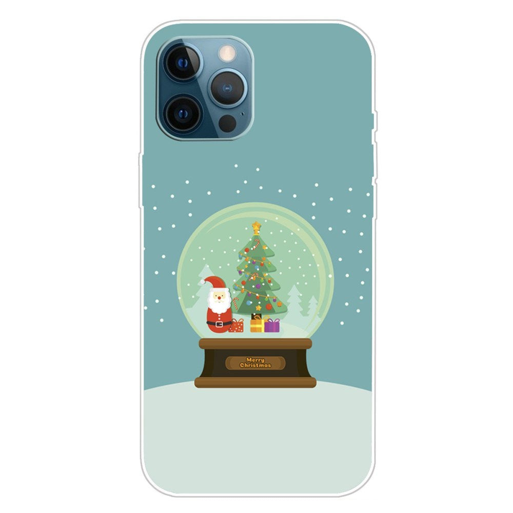 EIDERWOOD iPhone 16 Pro Max Skal Flexibel Plast - Jul-tema - Merry Christmas - Juletomtens Snöklot