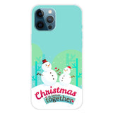 EIDERWOOD iPhone 16 Pro Max Skal Flexibel Plast - Jul-tema - Merry Christmas - Snögubbar