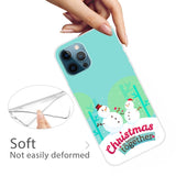 EIDERWOOD iPhone 16 Pro Skal Flexibel Plast - Jul-tema - Merry Christmas - Snögubbar