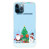 EIDERWOOD iPhone 16 Pro Skal Flexibel Plast - Jul-tema - Merry Christmas - Jultomten och Snögubbe