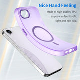 EIDERWOOD iPhone 16e MagSafe-Kompatibelt Baksidesskydd i Flexibel Plast - Purpur