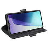 EIDERWOOD Xiaomi Redmi 14C / Poco C75 Konstläder Flip Fodral med Korthållare & Ställfunktion - Svart