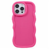 iPhone 16 Pro EIDERWOOD Flexibelt Plast Wavy Skal - Pink