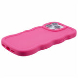 iPhone 16 Pro EIDERWOOD Flexibelt Plast Wavy Skal - Pink