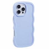 iPhone 16 Pro EIDERWOOD Flexibelt Plast Wavy Skal - Lila