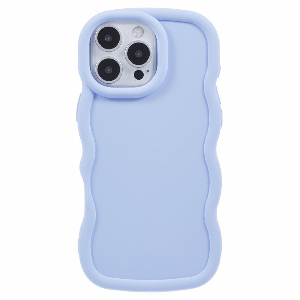 iPhone 16 Pro EIDERWOOD Flexibelt Plast Wavy Skal - Lila