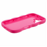 iPhone 16 EIDERWOOD Flexibelt Plast Wavy Skal - Pink