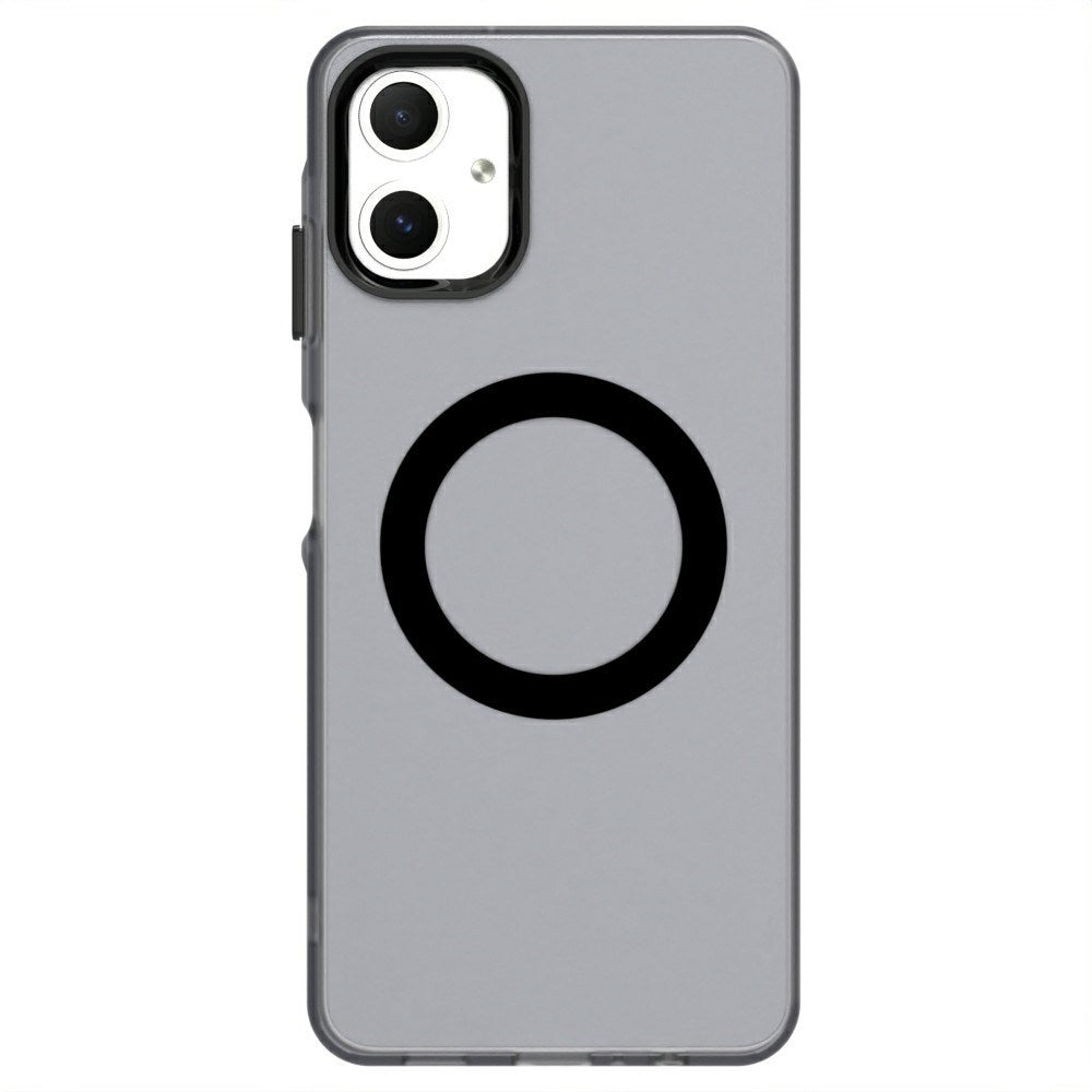 EIDERWOOD Samsung Galaxy A06 Hybrid Plast Skal - MagSafe Kompatibel - Genomskinlig / Svart