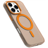 EIDERWOOD iPhone 16 Pro Hybrid Plast Skal - MagSafe Kompatibel - Genomskinlig / Orange