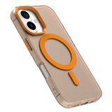 EIDERWOOD iPhone 16 Hybrid Plast Skal - MagSafe Kompatibel - Genomskinlig / Orange