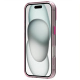 EIDERWOOD iPhone 16 Hybrid Plast Skal - MagSafe Kompatibel - Genomskinlig / Rosa