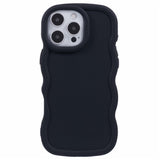 iPhone 16 Pro Max EIDERWOOD Flexibelt Plast Wavy Skal - Svart