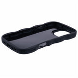 iPhone 16 Pro Max EIDERWOOD Flexibelt Plast Wavy Skal - Svart