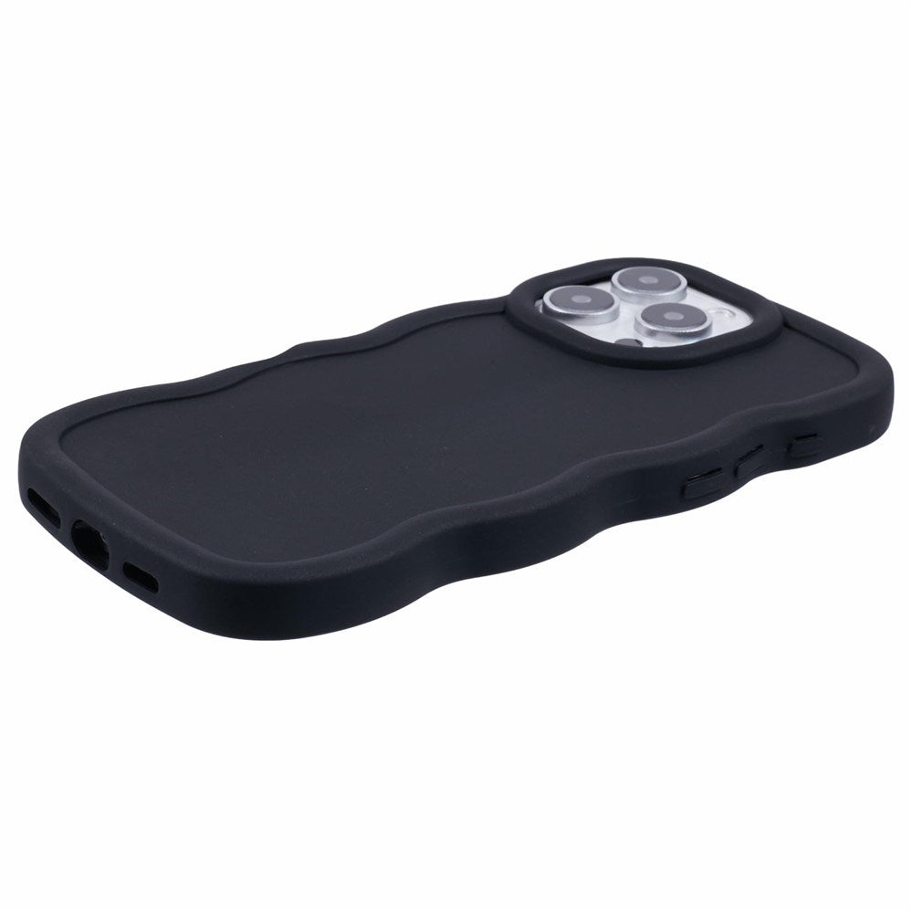 iPhone 16 Pro Max EIDERWOOD Flexibelt Plast Wavy Skal - Svart