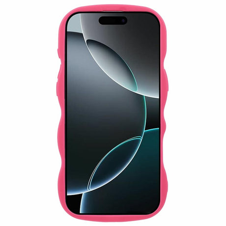 iPhone 16 Pro Max EIDERWOOD Flexibelt Plast Wavy Skal - Pink