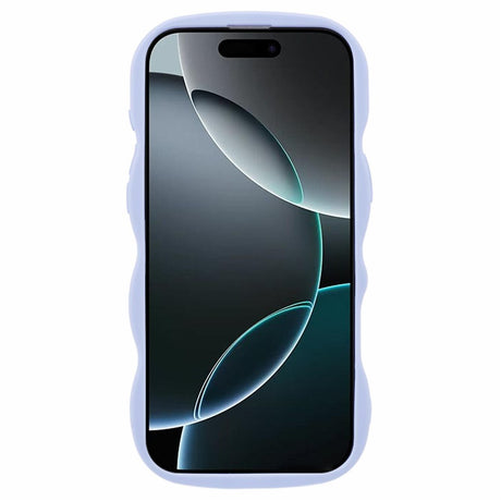 iPhone 16 Pro Max EIDERWOOD Flexibelt Plast Wavy Skal - Lila