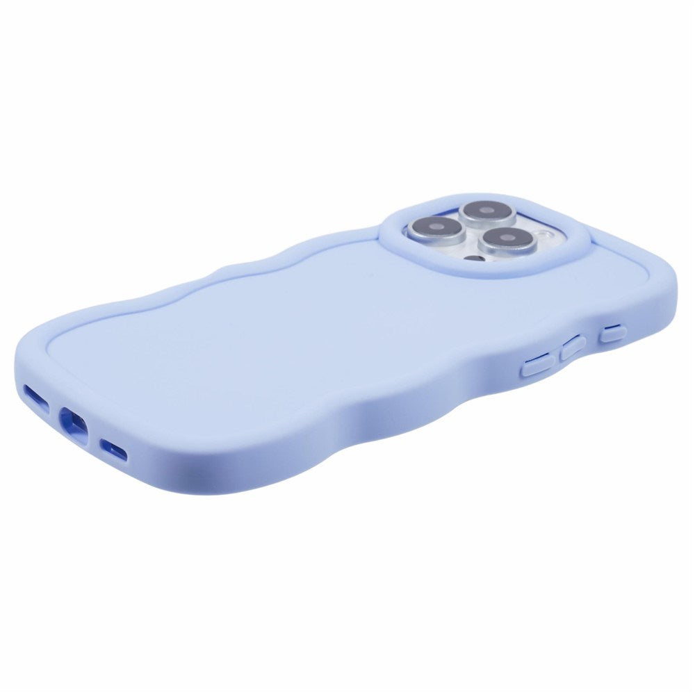iPhone 16 Pro Max EIDERWOOD Flexibelt Plast Wavy Skal - Lila