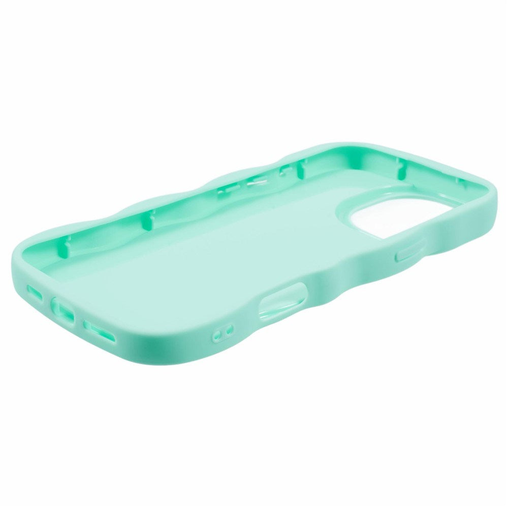 iPhone 16 Pro Max EIDERWOOD Flexibelt Plast Wavy Skal - Blå