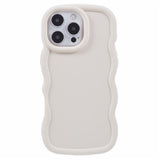 iPhone 16 Pro Max EIDERWOOD Flexibelt Plast Wavy Skal - Vit