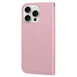 iPhone 16 Pro Konstläder Fodral m. Figur - Rosa