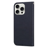 iPhone 16 Pro Konstläder Fodral m. Figur - Svart