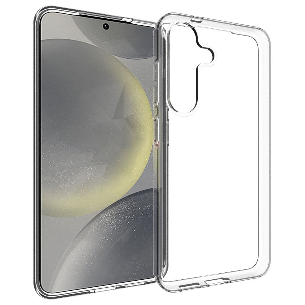 EIDERWOOD Samsung Galaxy S25 Clear Phone Case – Flexibelt Plast Baksideskydd