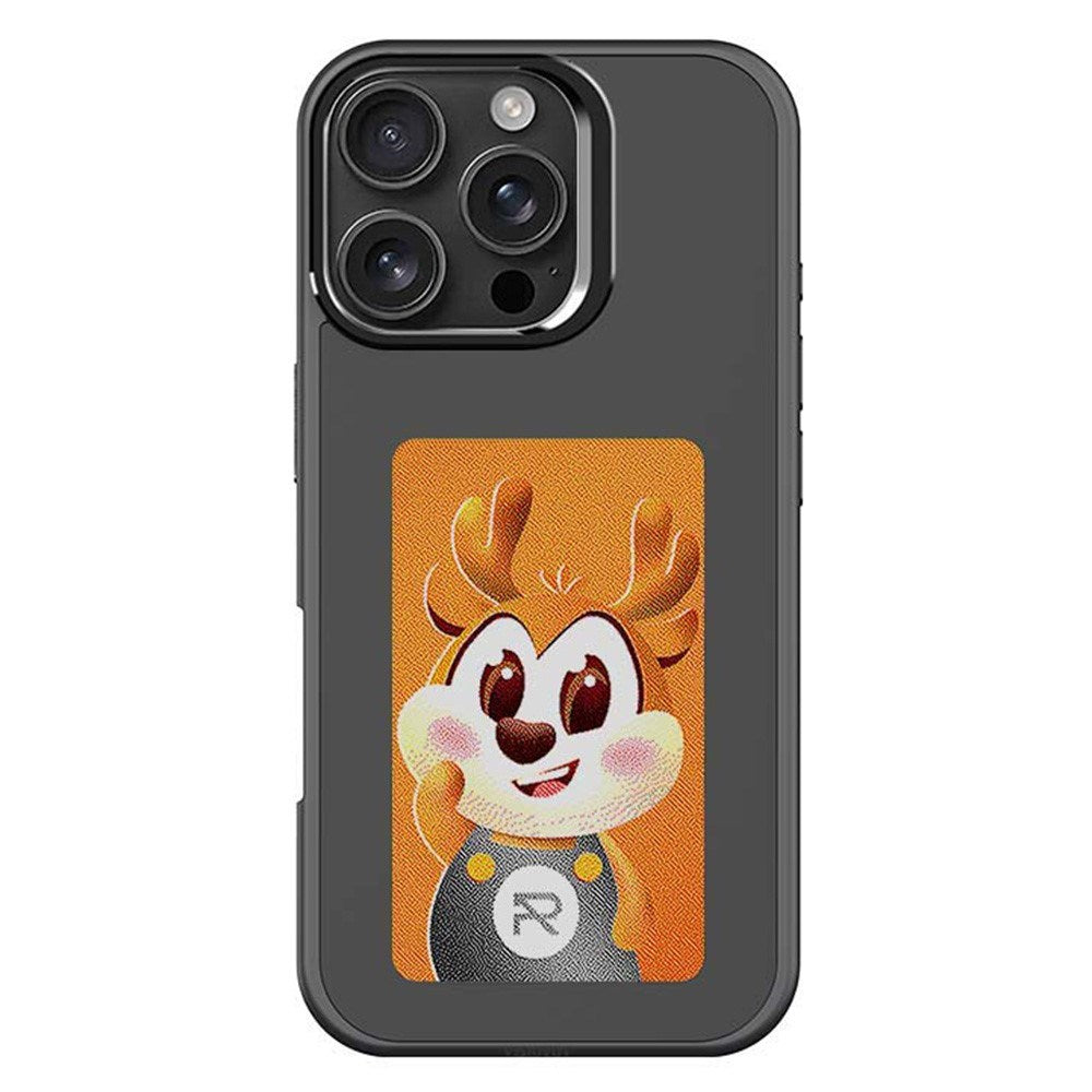 iPhone 16 Pro E-Ink Skal - Växlingsbar design - Svart