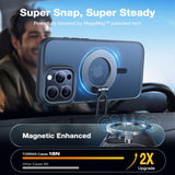 TORRAS iPhone 16 Pro Hybrid Skal - MagSafe Kompatibel - Svart