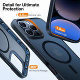 TORRAS iPhone 16 Pro Hybrid Skal - MagSafe Kompatibel - Svart