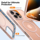 TORRAS iPhone 16 Pro Hybrid Skal - MagSafe Kompatibel - Rose Gold