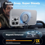 TORRAS iPhone 16 Pro Hybrid Skal - MagSafe Kompatibel - Grå