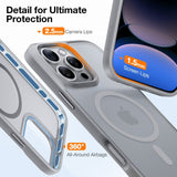 TORRAS iPhone 16 Pro Hybrid Skal - MagSafe Kompatibel - Grå