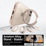 TORRAS iPhone 16 Pro Max Guardian Ostand Series Skal m. Ställ - MagSafe Kompatibel - Rose Gold