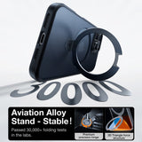 TORRAS iPhone 16 Pro Guardian Ostand Series Skal m. Ställ - MagSafe Kompatibel - Svart