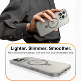 TORRAS iPhone 16 Pro Guardian Ostand Series Skal m. Ställ - MagSafe Kompatibel - Grå