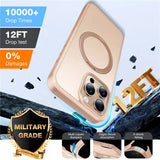 TORRAS iPhone 16 Pro Plast Skal m. Kickstand Ring - MagSafe Kompatibel - Rose Gold