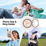 TORRAS iPhone 16 Pro Max Plast Skal m. Kickstand Ring - MagSafe Kompatibel - Rose Gold