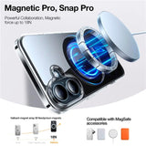 TORRAS iPhone 16 Flexibelt Plast Skal m. Ringstativ - MagSafe Kompatibel - Genomskinlig