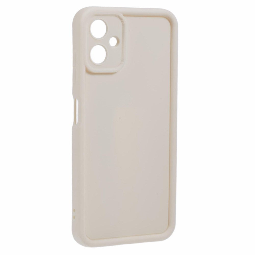 EIDERWOOD Anti-Slip Flexibelt Plast Skal - Samsung Galaxy A06 - Beige