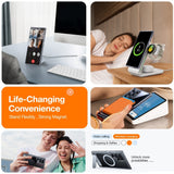 TORRAS Samsung Galaxy S24 Ultra Hybrid Skal m. Kickstand - MagSafe Kompatibel - Genomskinlig