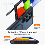 TORRAS Samsung Galaxy S24 Ultra Guardian Ostand Series Skal m. Ställ - MagSafe Kompatibel - Svart