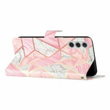 EIDERWOOD Samsung Galaxy S25+ (Plus) Fodral med Korthållare & Rem - Rosa Marmor