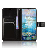 EIDERWOOD TCL 50 Pro Nxtpaper (5G) Läder Plånbokfodral med Stativ - Svart