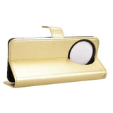 EIDERWOOD TCL 50 Pro Nxtpaper (5G) Läder Plånbokfodral med Stativ - Guld