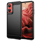 EIDERWOOD Motorola Moto G35 5G Skal Carbon Fiber Texture - Svart