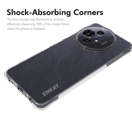 TCL 50 Pro Nxtpaper (5G) Enkay Anti-Slip Plast Skal - Genomskinlig