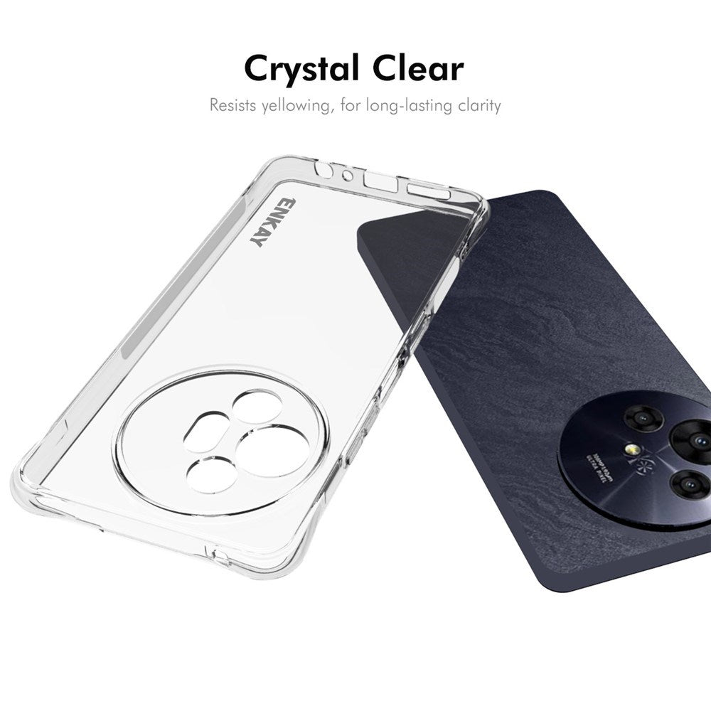 TCL 50 Pro Nxtpaper (5G) Enkay Anti-Slip Plast Skal - Genomskinlig
