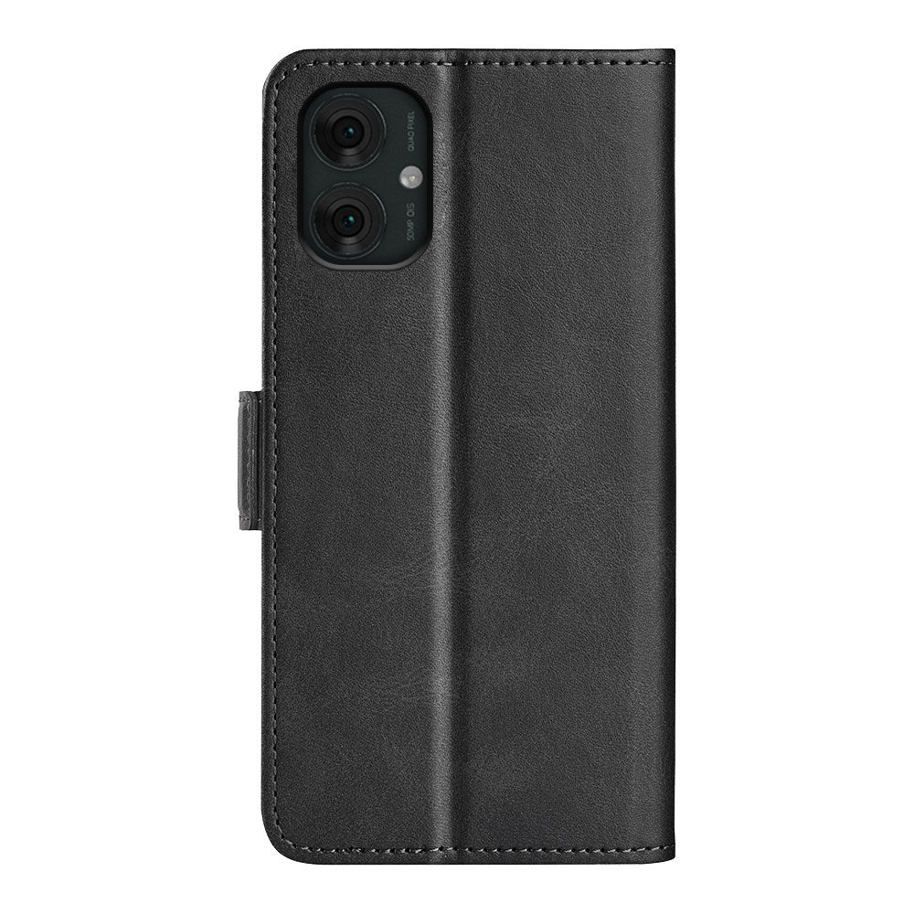 EIDERWOOD Motorola Moto G55 Wallet Flip Skal i läder med Plånbok - Svart