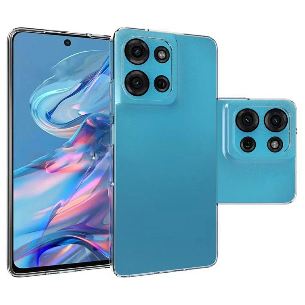 EIDERWOOD Motorola Moto G75 5G Baksidesskydd i Flexibel Plast - Genomskinlig